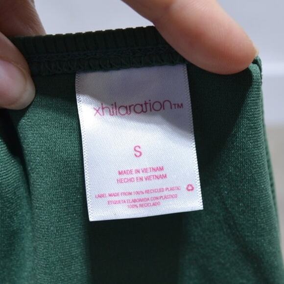 Xhilaration Green Bikini Bottoms Small Top is Medium - Picture 4 of 7